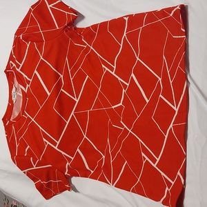 Boys SHEIN Tee color Red/white size 11/12